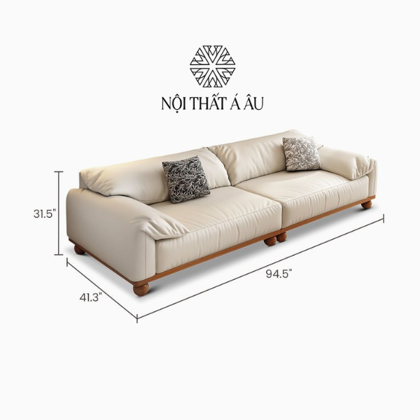 Sofa Băng Bệ Gỗ Kích Thước