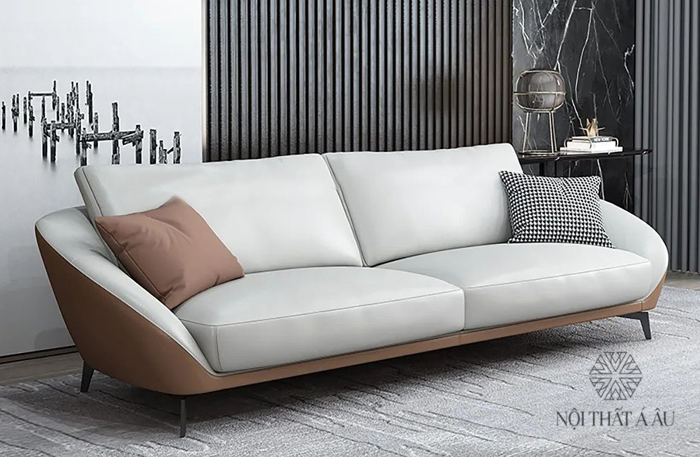 Sofa văng da hiện đại S634