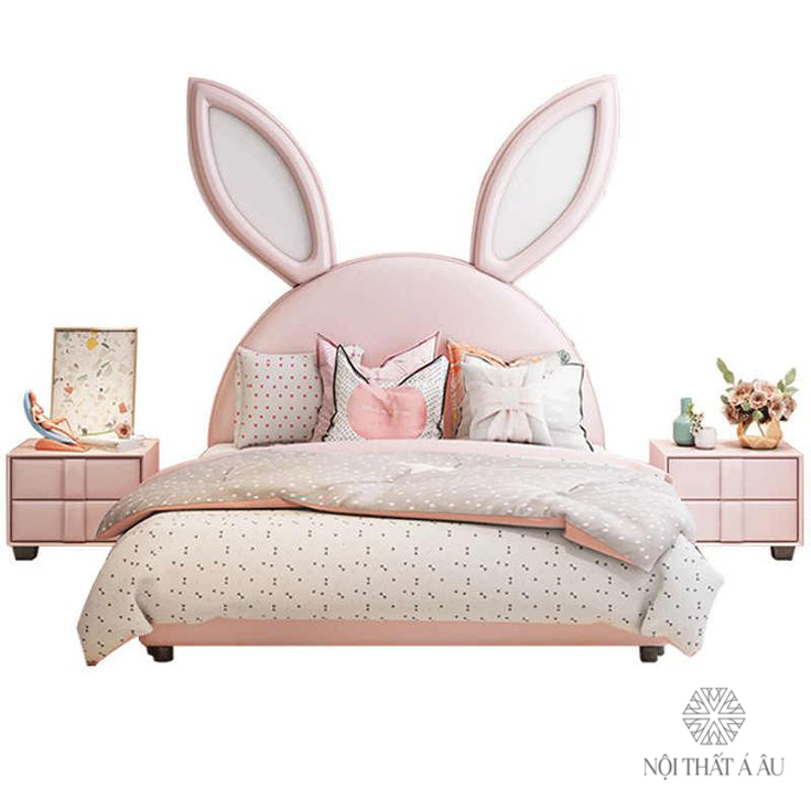 1285_0US $ _Rabbit Bed, Ear, Children's Bed, Girl's Pink Dream Castle, Cartoon Girl's Princess Bed, Ins Net, Red Bed - Children Beds - AliExpress