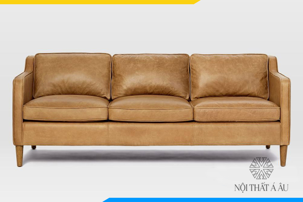 Ghế sofa văng bọc da công nghiệp hiện đại dành cho
