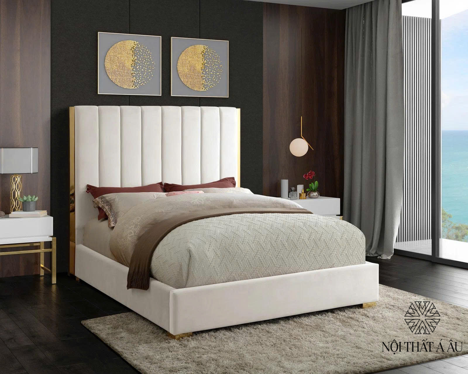 Giường Bọc Da Hiện Đại G105 