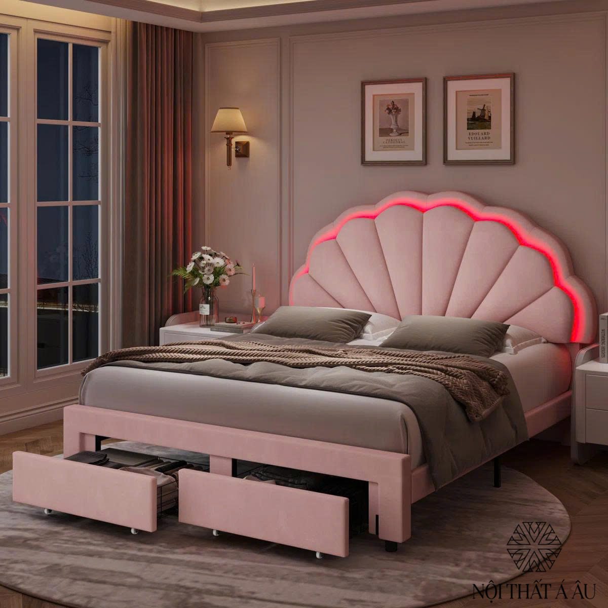 Giường Đèn Led Cho Bé