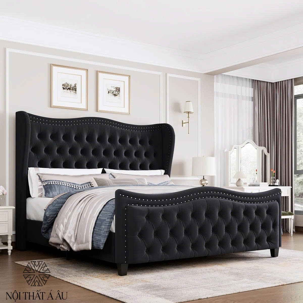 Giường Ngủ Italia Cổ Điển G103 