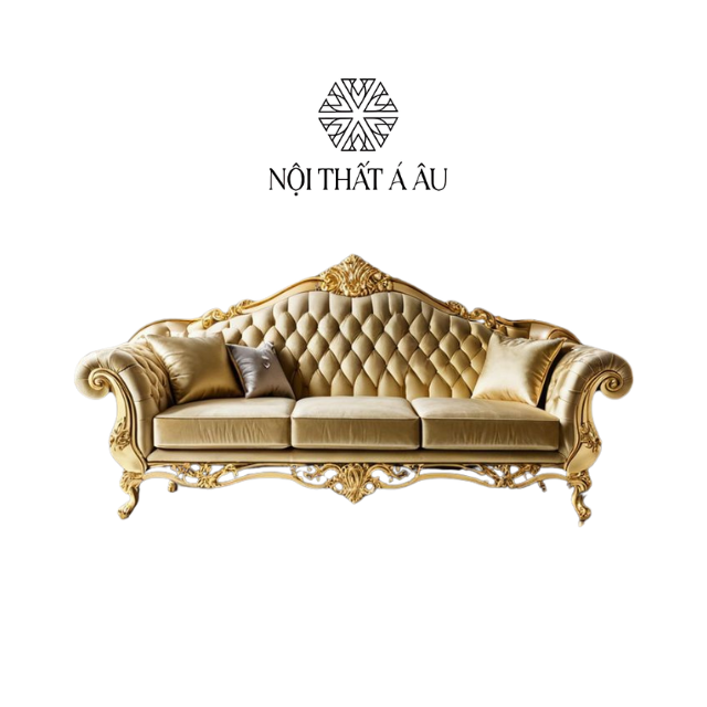 Bộ Sofa Dát Vàng Cổ Điển S312