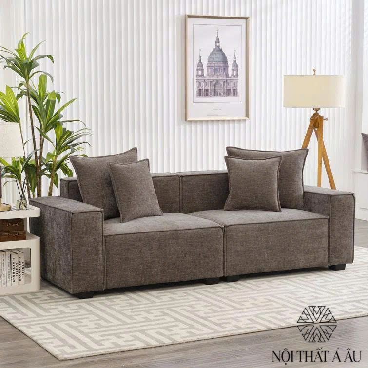 Sofa Băng Màu Nâu Thanh Lịch