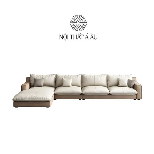Sofa Góc Bọc Da Cao Cấp S209