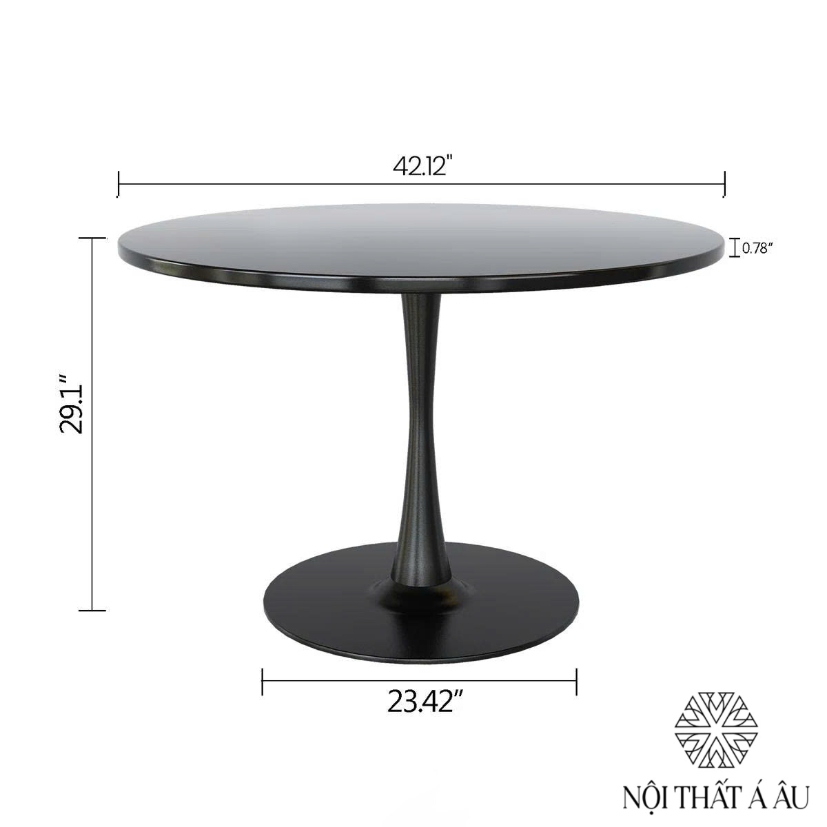 Kích Thước Bàn Ăn Tròn Kim Loại T114