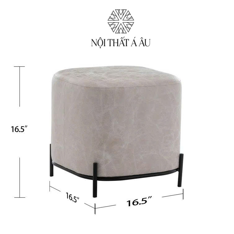 Kích Thước Đôn Hình Vuông Kim Loại T116