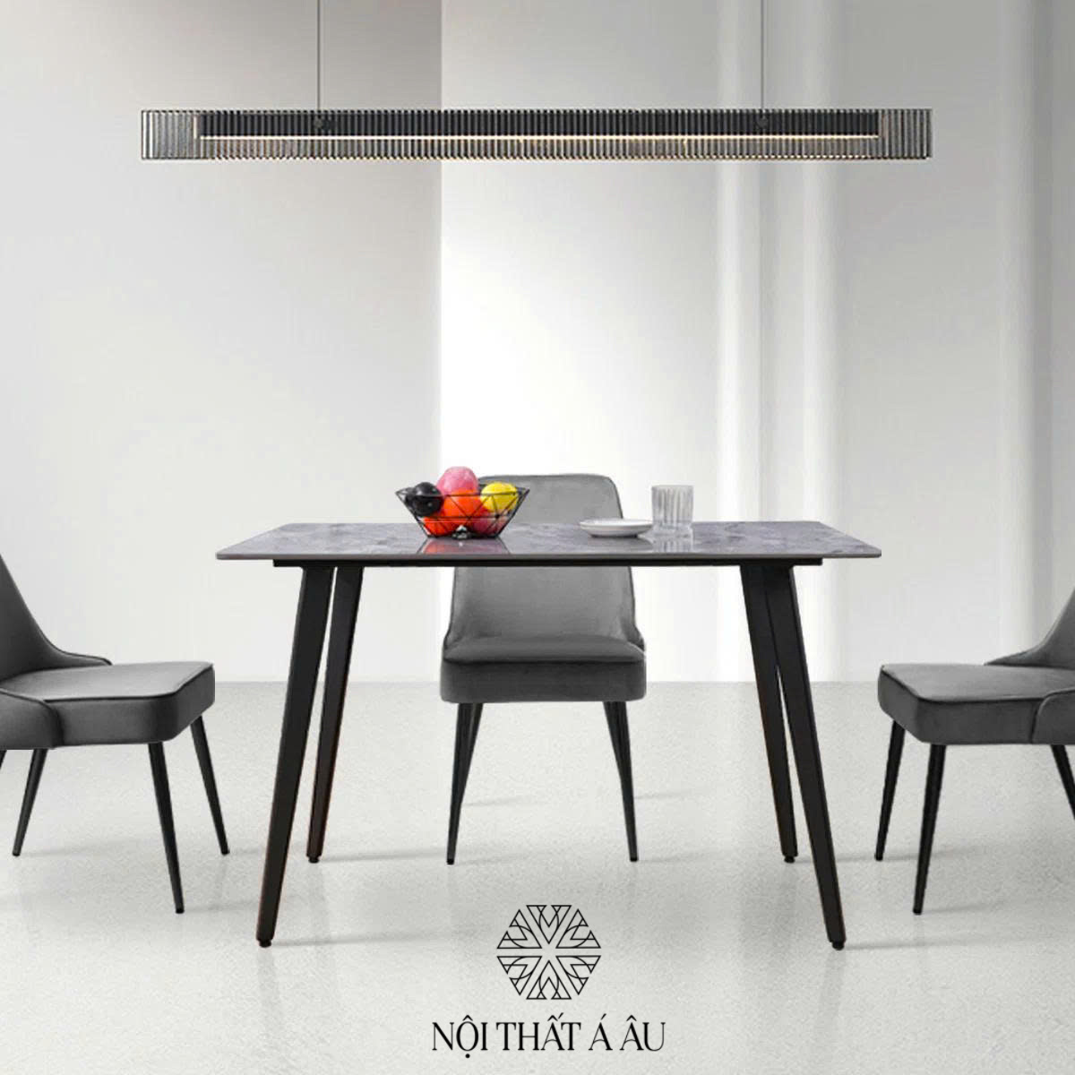 Mẫu Bàn Ăn Cao Cấp Mặt Đá T123 Nội Thất Á Âu