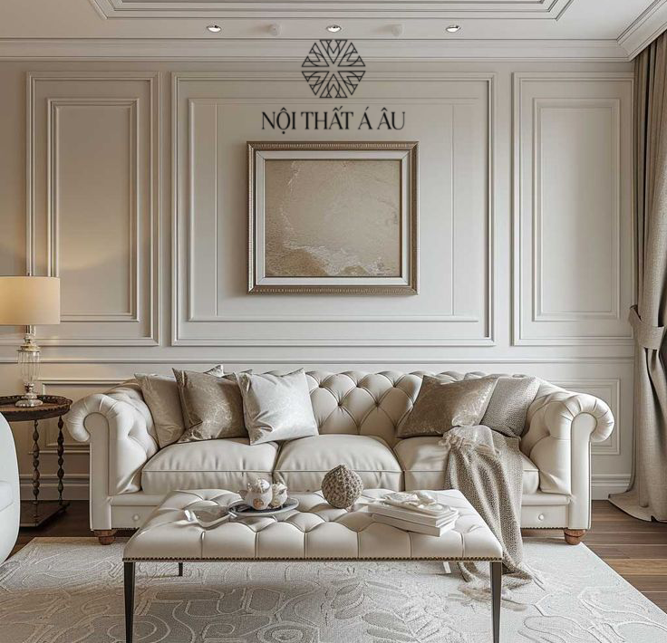 Sofa Chất Lượng Tân Cổ Điển Nội Thất Á Âu