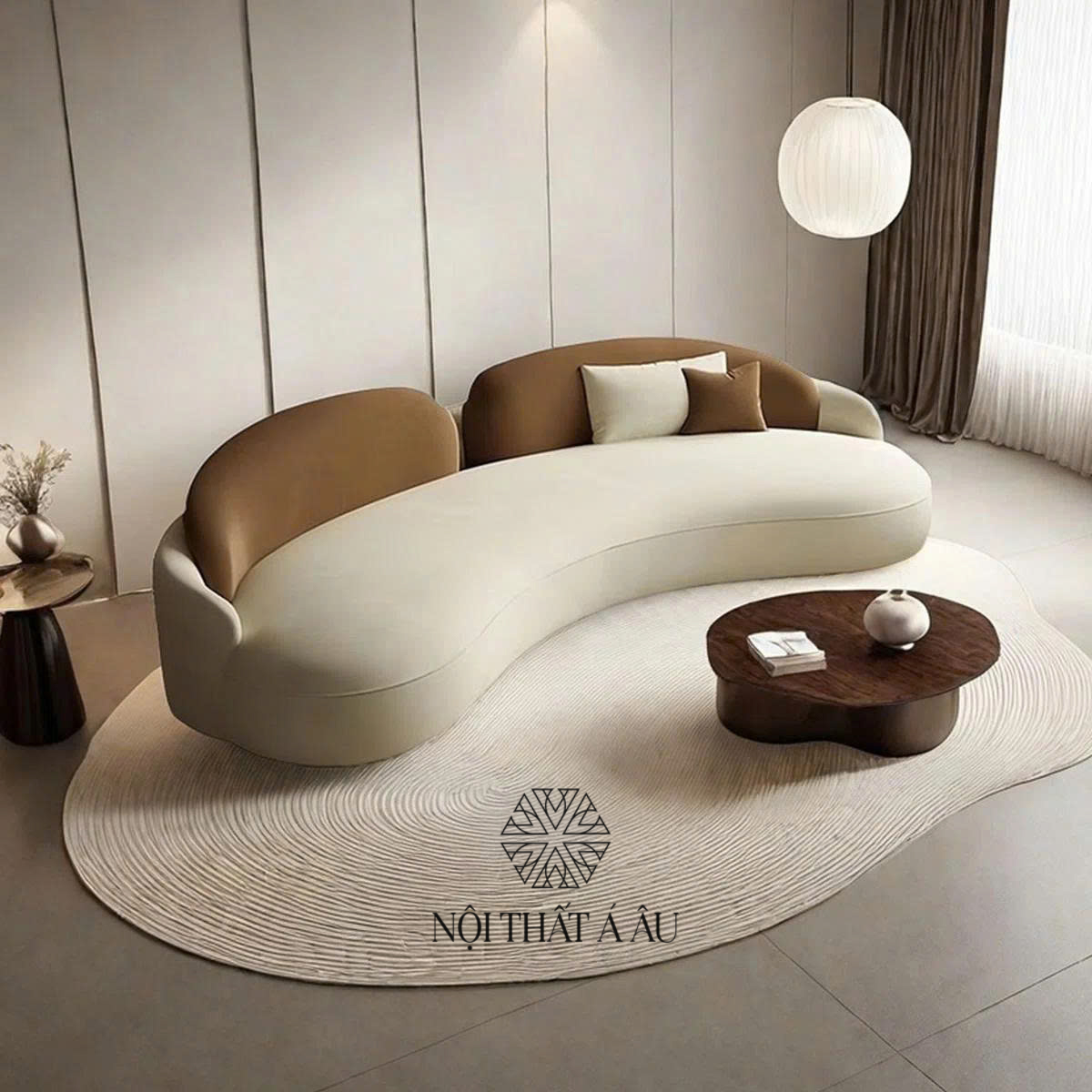 Sofa Băng Cong Tiện Nghi Hiện Đại