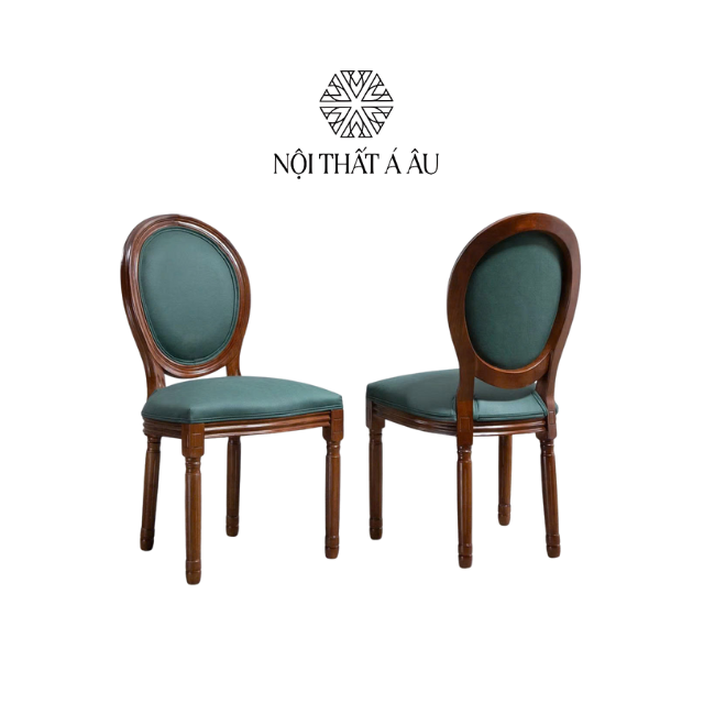 Ghế Ăn Louis Khung Gỗ T129 (Bộ 2 Chiếc)
