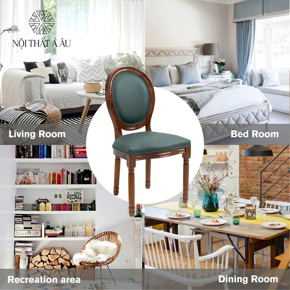 Ghế Ăn Phong Cách Cổ Điển