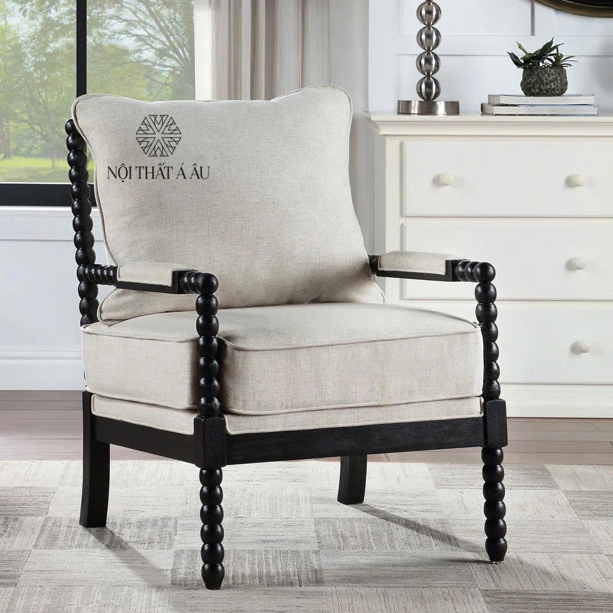 Ghế Sofa Đơn Bọc Vải Thư Giãn
