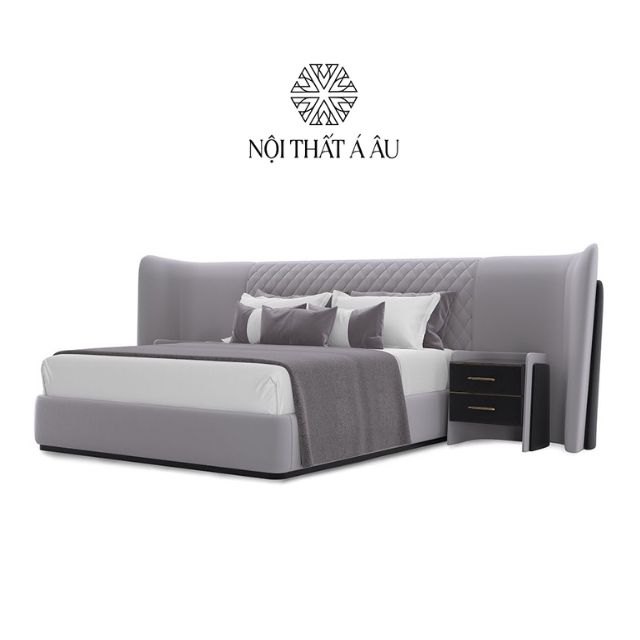 Giường Hiện Đại Ốp Vách G124