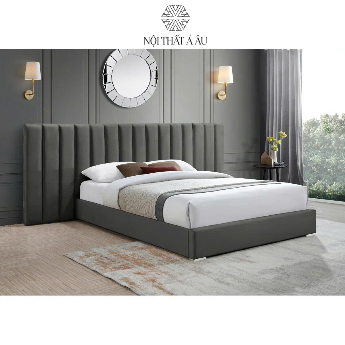 Mẫu Giường Có Ốp Đầu Giường