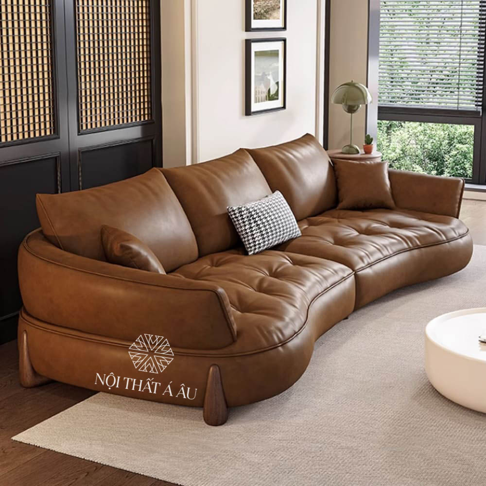 Mua Sofa Đẹp Bọc Da Tại Nội Thất Á Âu