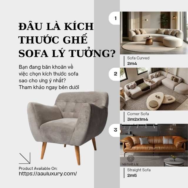 3 Cách Chọn Kích Thước Ghế Sofa Sao Cho Ưng Ý Nhất