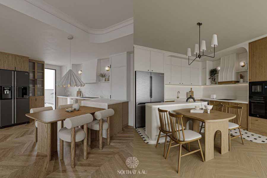 Bàn Ăn Tối Giản Dành Cho Gia Đình Ít Người