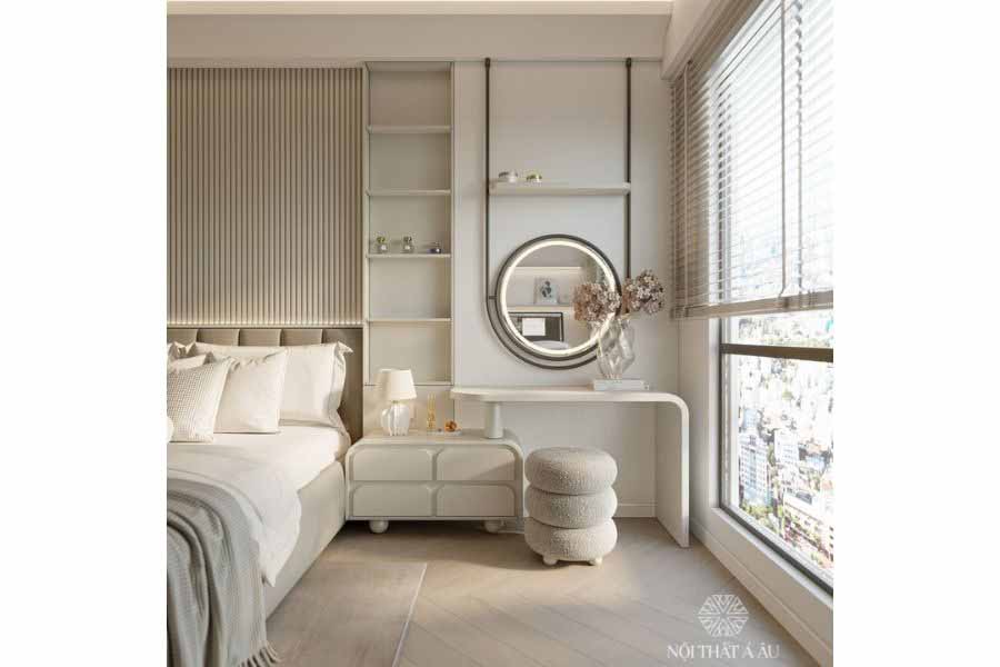 Bàn Trang Điểm Đínnh Tường Cao Cấp