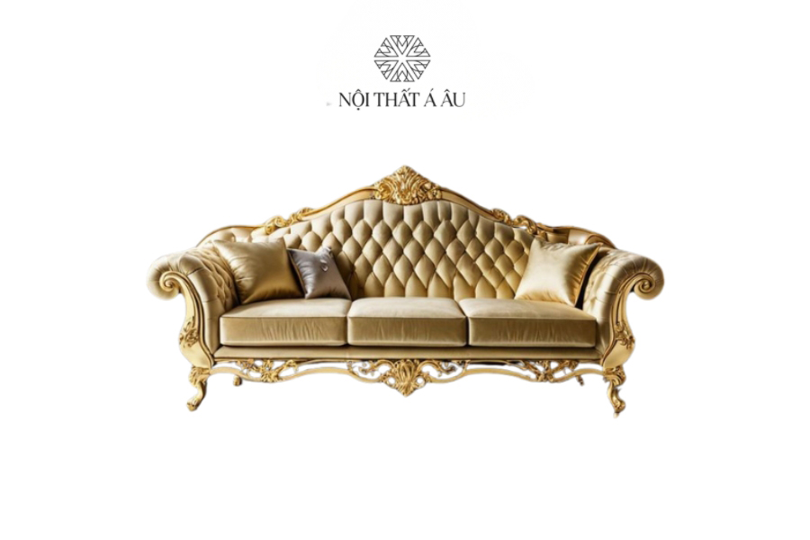 Bộ Sofa Dát Vàng Cổ Điển S312