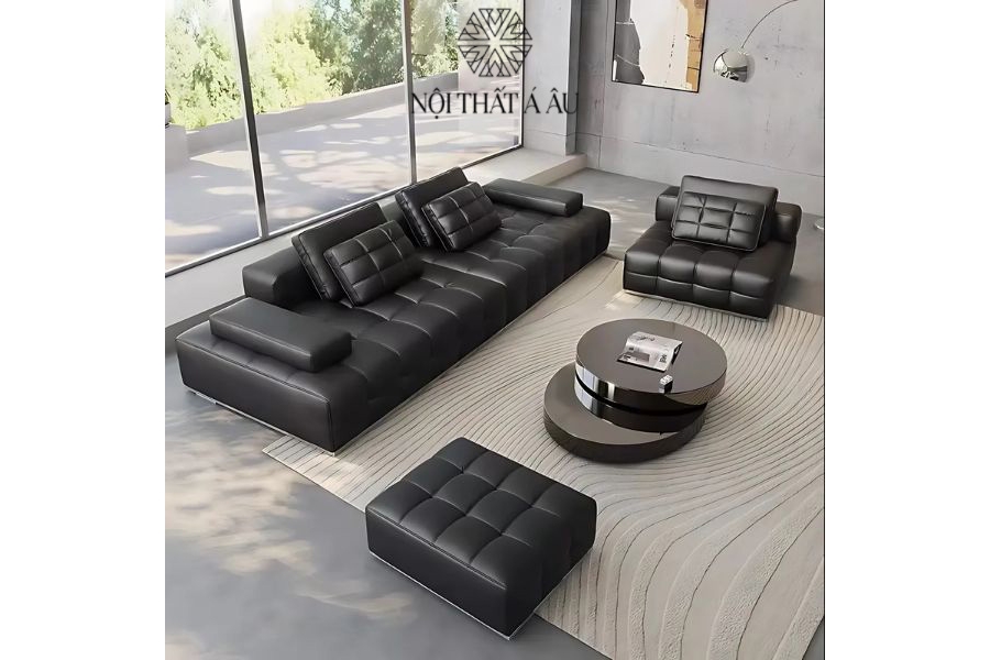Ghế Sofa Bọc Da Minotti Cao Cấp Phong Cách Châu Âu 2025