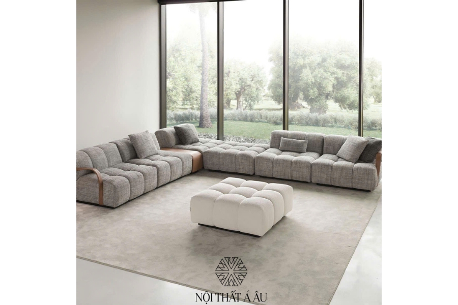 Ghế Sofa Chữ L Phong Cách Bắc Âu