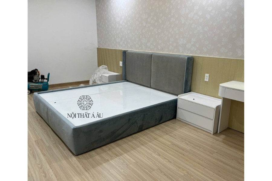 Giường Bọc Nỉ Nhung Nhà Khách