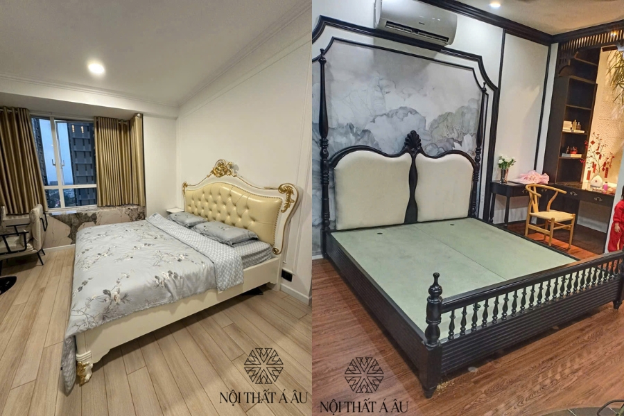 Giường Cổ Điển Hình Thật
