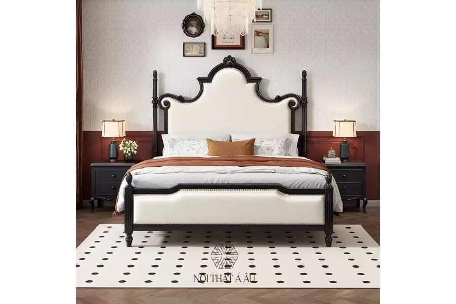 Giường Gỗ Tân Cổ Điển Chất Lượng