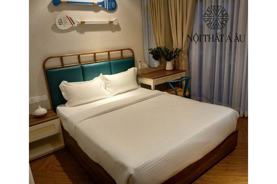 Giường Khách Sạn Bọc Da