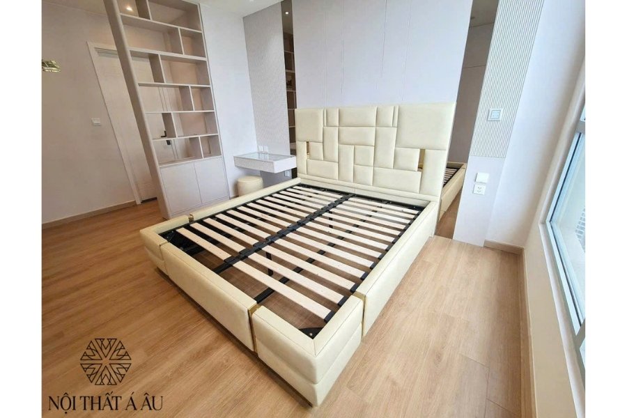 Giường Ngủ Bọc Da Nan Cong