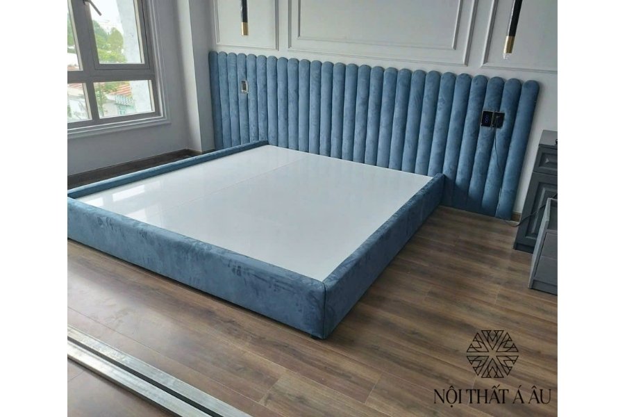 Giường Ngủ Bọc Nỉ Cao Cấp
