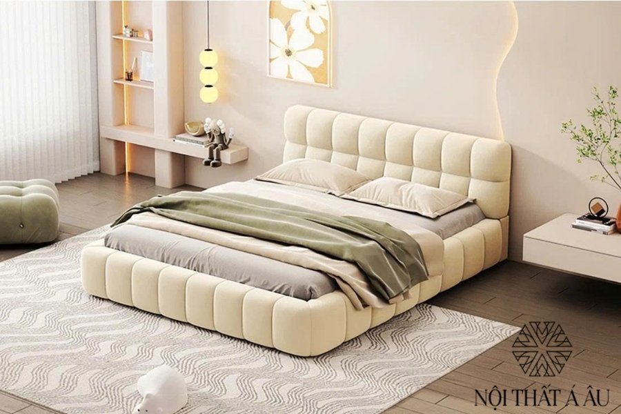 Giường Ngủ Bọc Vải Bánh Mì G106