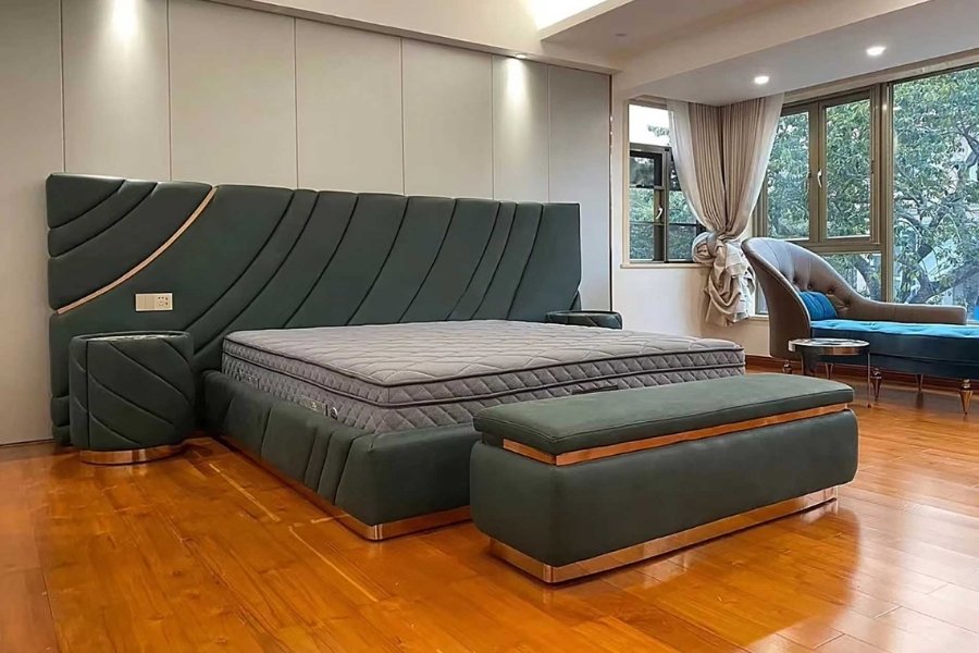 Giường Ngủ Cao Cấp Bọc Nhung