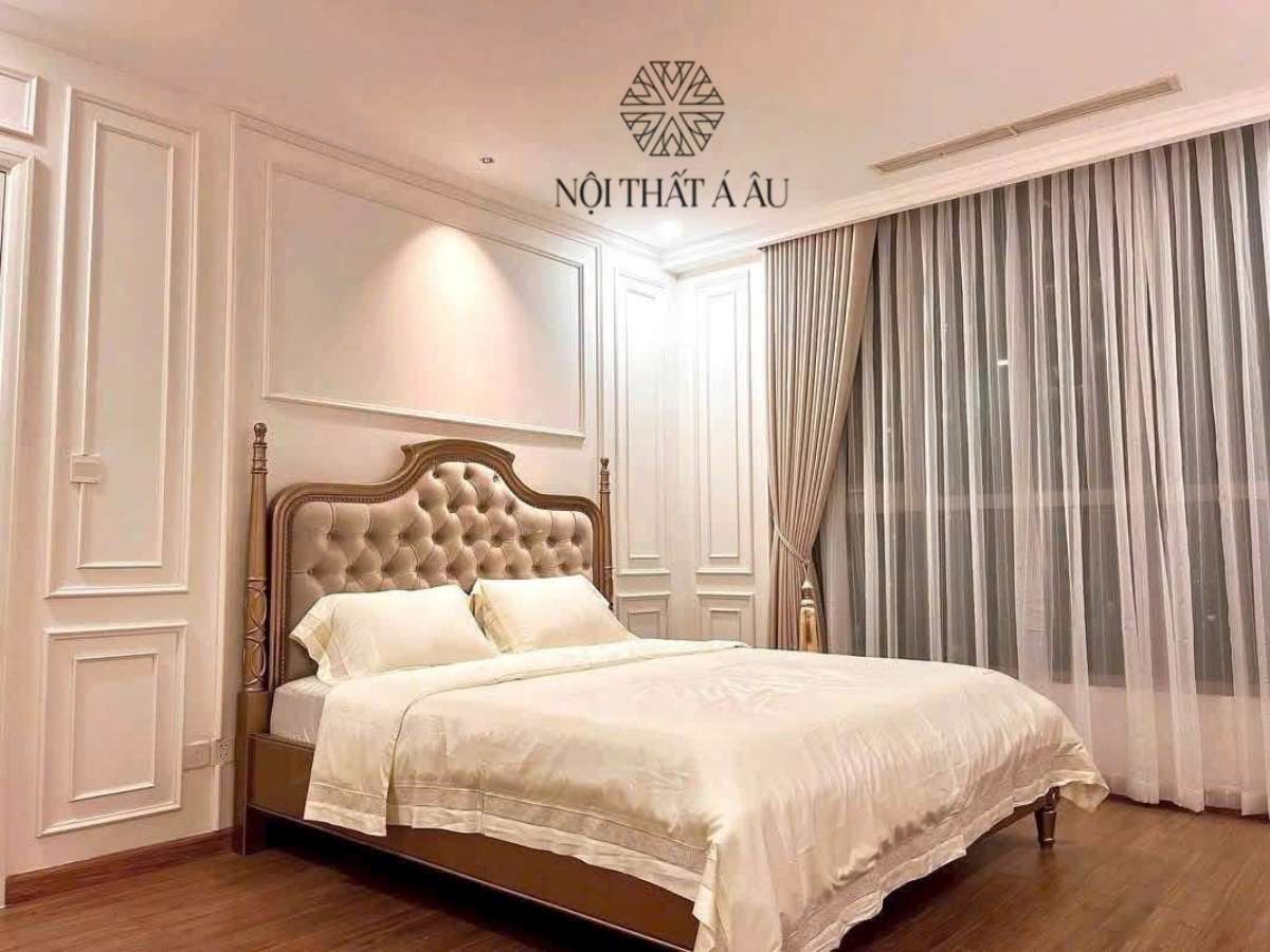 Giường Ngủ Đơn Sang Trọng Kiểu Tân Cổ Điển