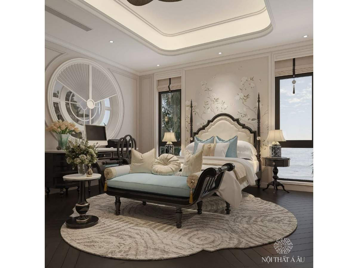 Giường Ngủ Tân Cổ Điển Sang Trọng