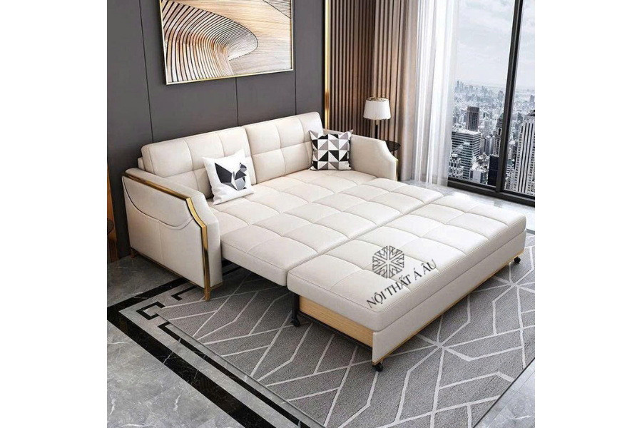 Giường Ngủ Tích Hợp Sofa Băng Cao Cấp