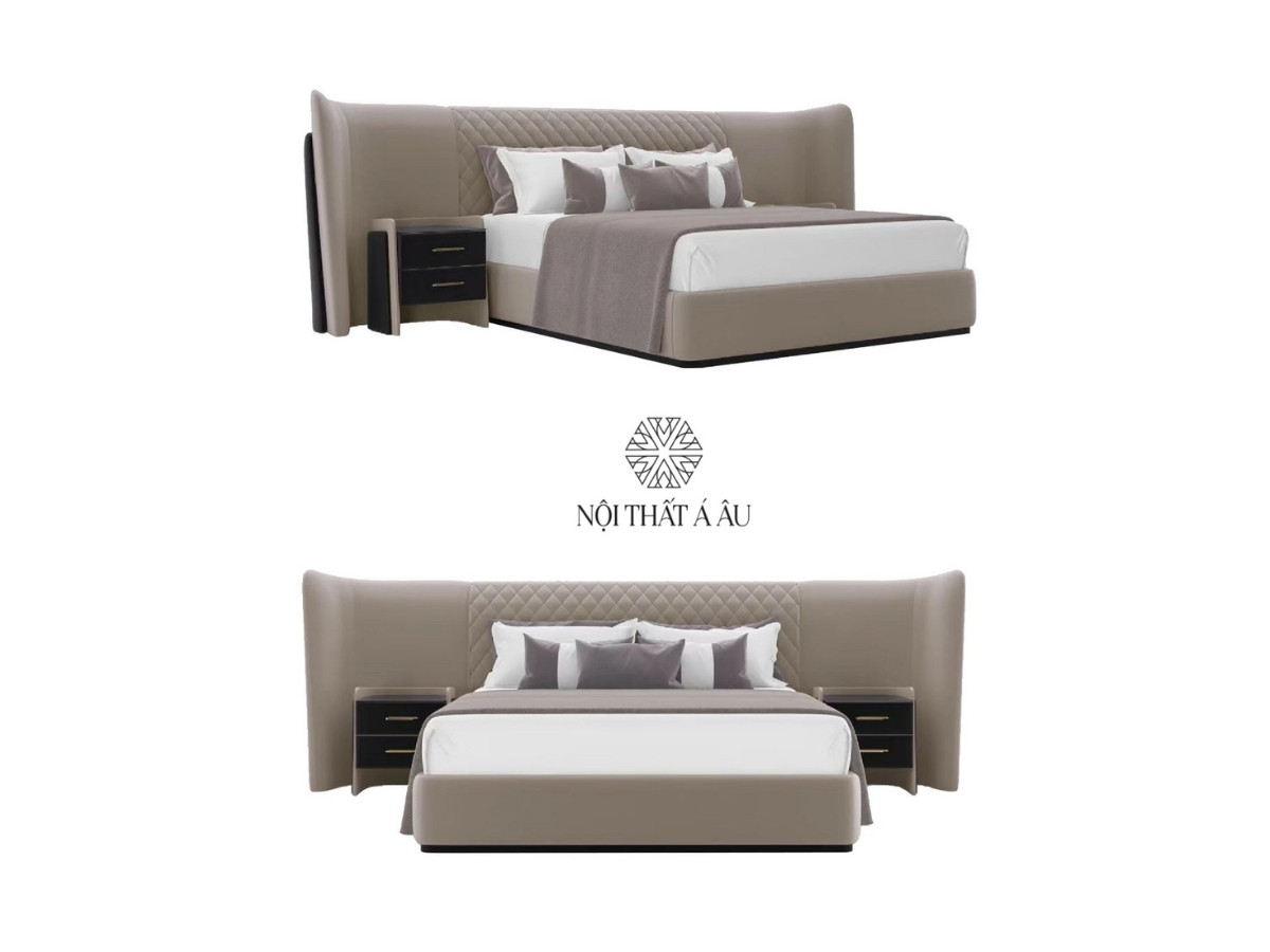 Giường Phòng Ngủ Master Biệt Thự 