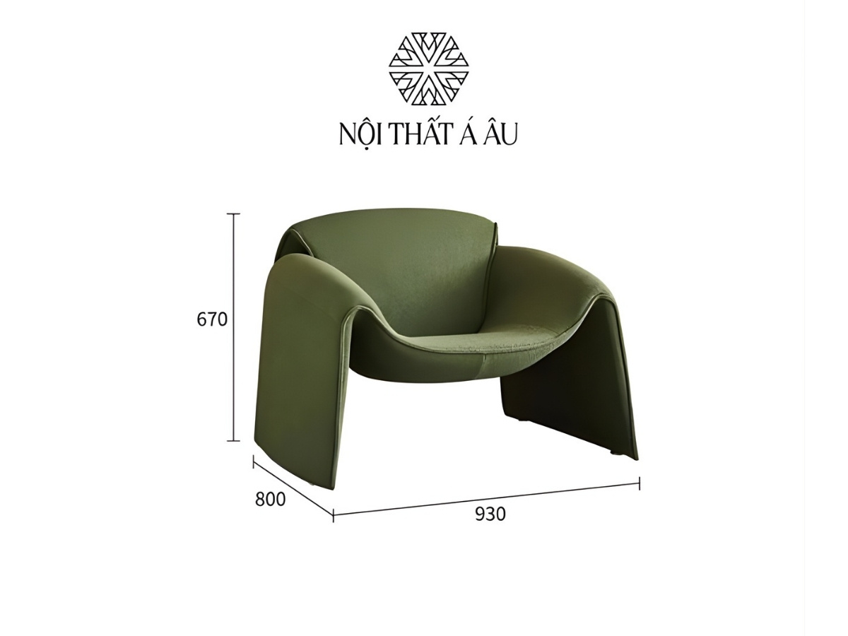 Kích Thước Ghế Sofa Đơn Bành Cao Cấp Carb Chair
