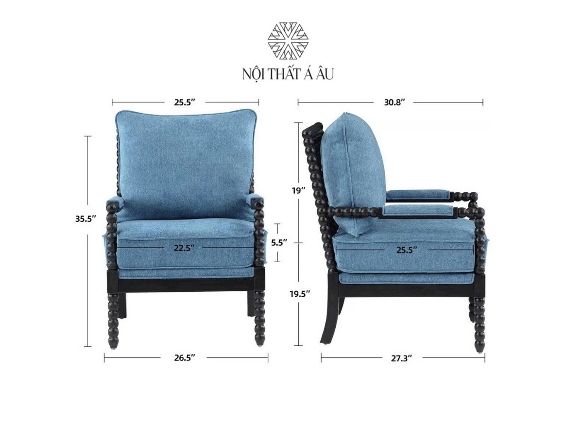 Kích Thước Ghế Sofa Đơn Tiêu Chuẩn