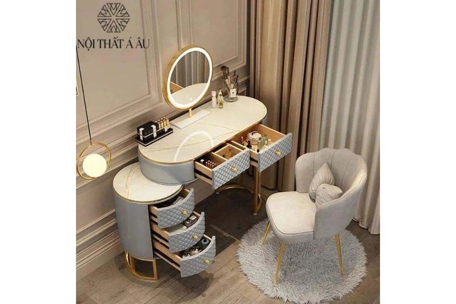 Mẫu Bàn Trang Điểm Đẹp Nội Thất Á Âu