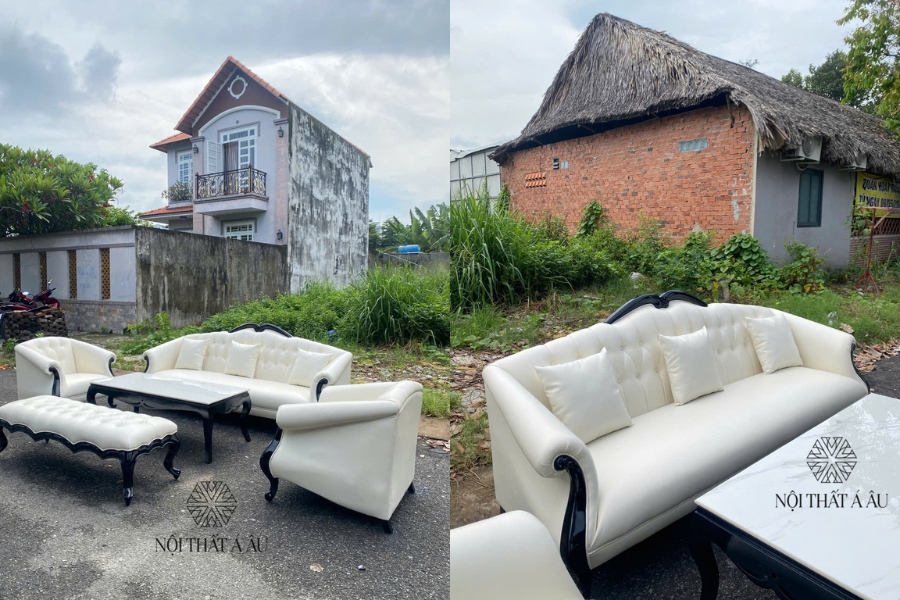 Nguyên Bộ Sofa Hàng Thật Á Âu Sản Xuất S323