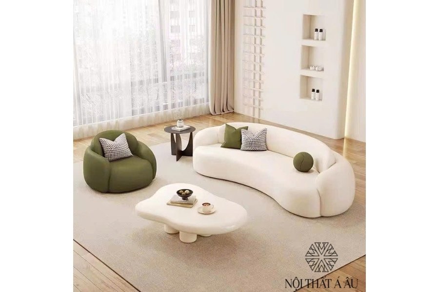 Sofa Băng Cong Hiện Đại