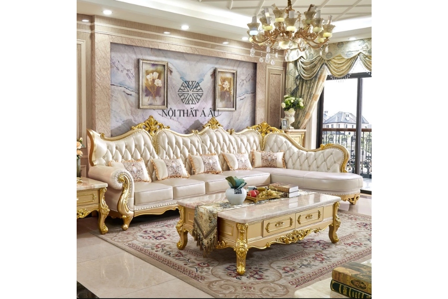 Sofa Băng Tân Cổ Điển Hoàng Gia