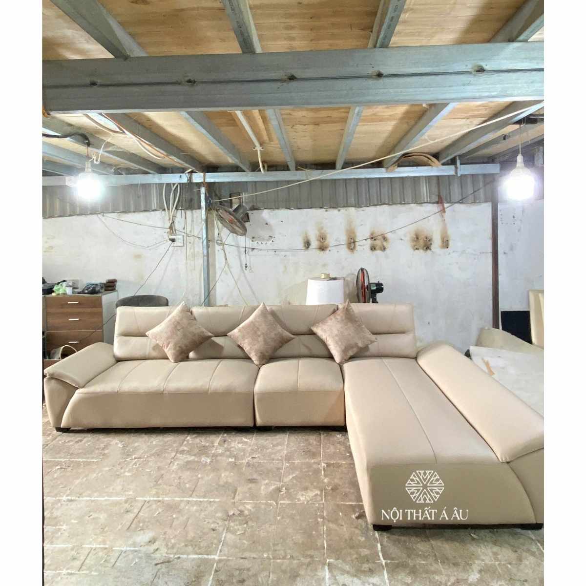 Sofa Bọc Da Công Nghiệp Hàng Làm Theo Yêu Cầu