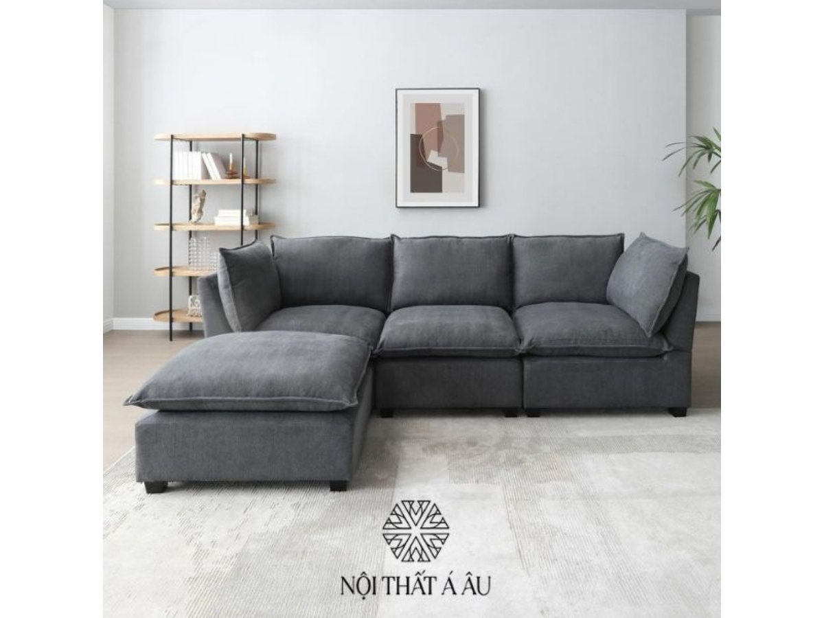Sofa Bọc Nệm Kiểu Dáng Đơn Giản Nhỏ Gọn