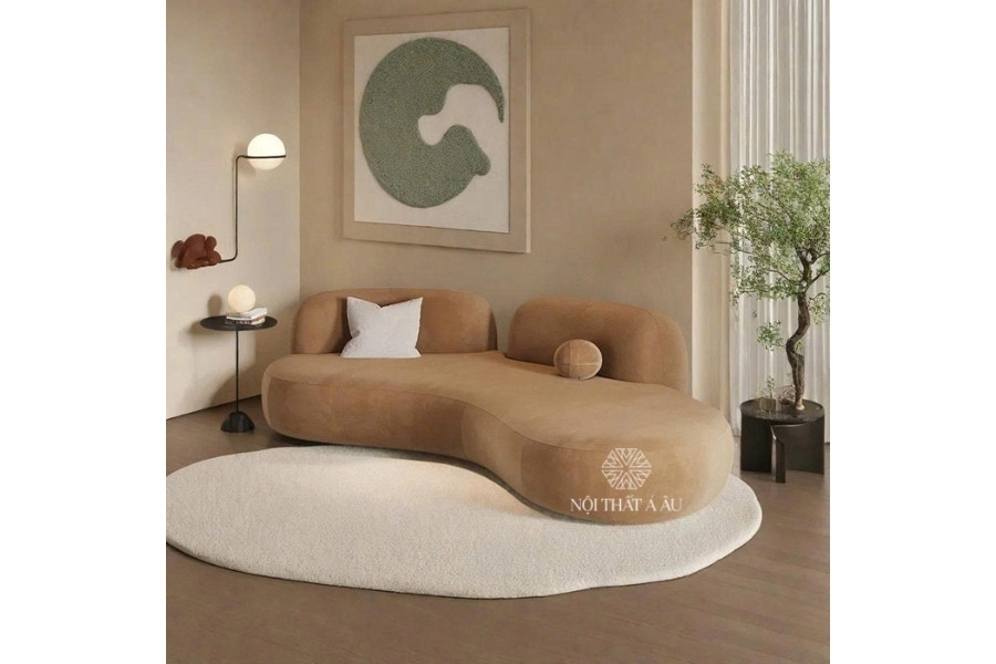 Sofa Cong Dáng Nhỏ Gọn Đơn Giản