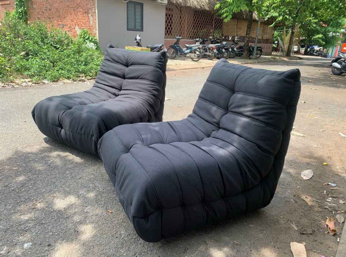 Sofa Đơn Sofa Thư Giãn Lười Bọc Vải