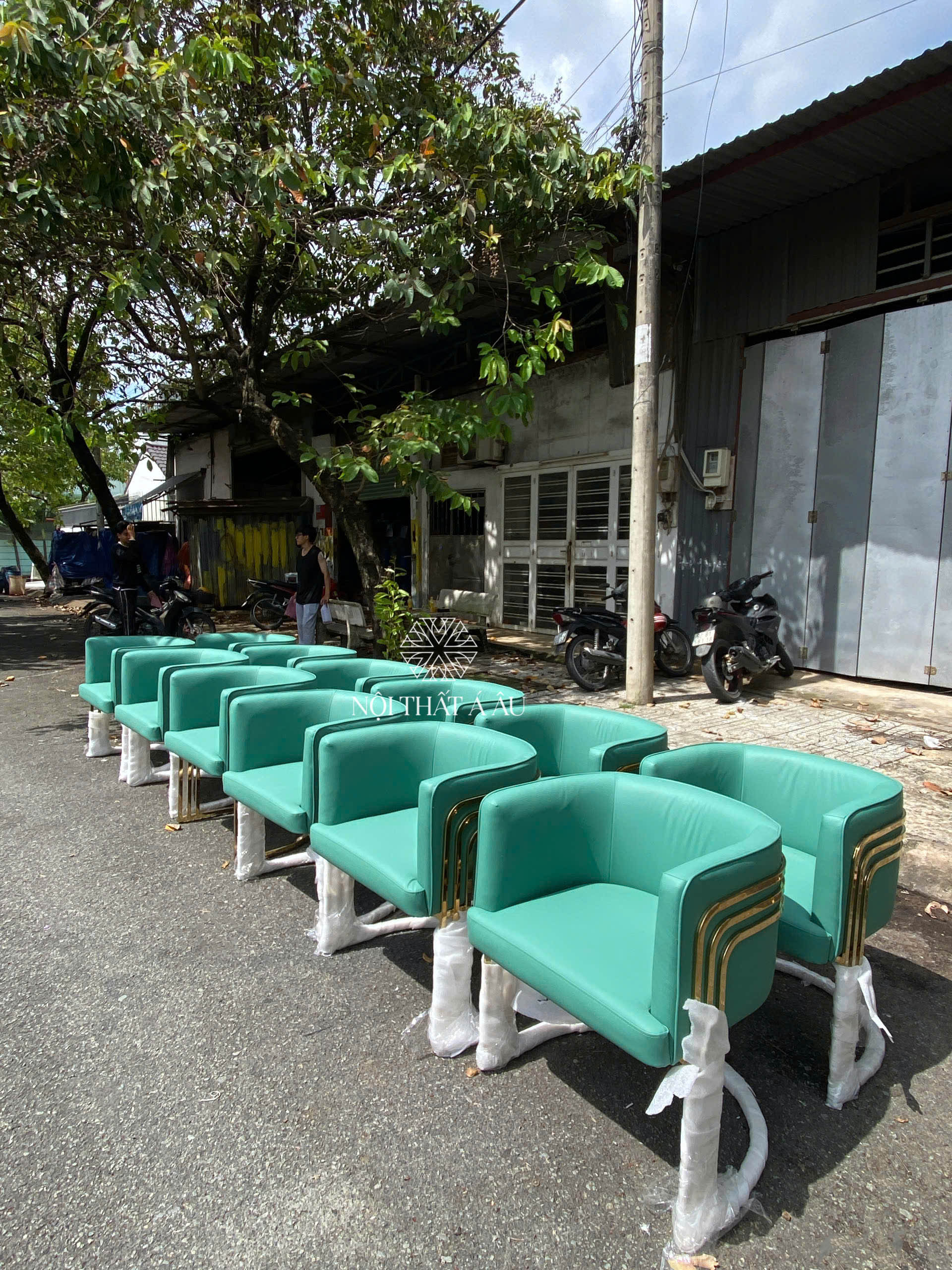 Sofa Đơn Tiếp Khách Tiệm Nail Mỹ